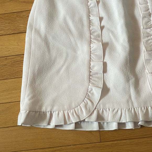 Club Monaco baby pink frill skirt - Picture 3 of 5
